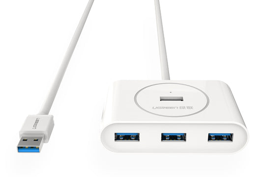 UGREEN USB 3.0 4 Ports Hub White 1M (20283) V28-ACBUGN20283