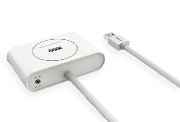 UGREEN USB 3.0 4 Ports Hub White 1M (20283) V28-ACBUGN20283