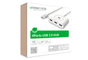 UGREEN USB 3.0 4 Ports Hub White 1M (20283) V28-ACBUGN20283