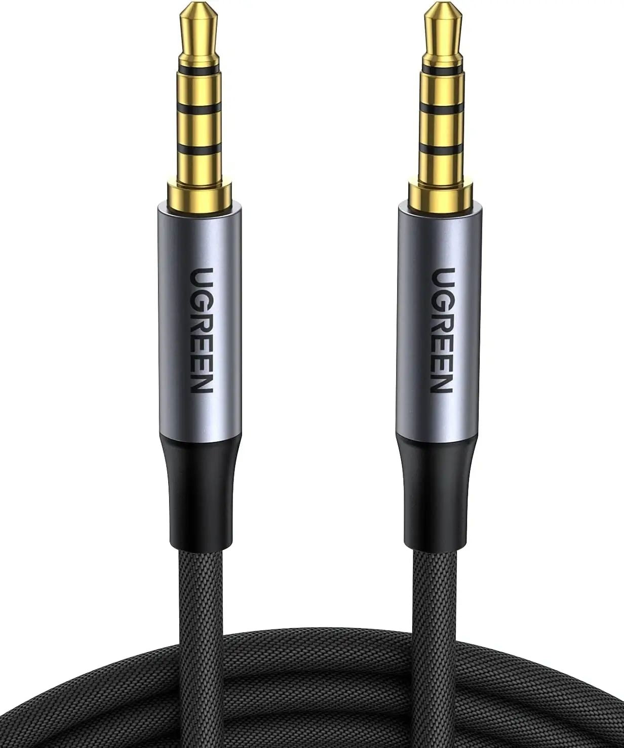 UGREEN 20785 3.5mm Braided 4-Pole Audio Cable Male to Male 3m V28-ACBUGN20785
