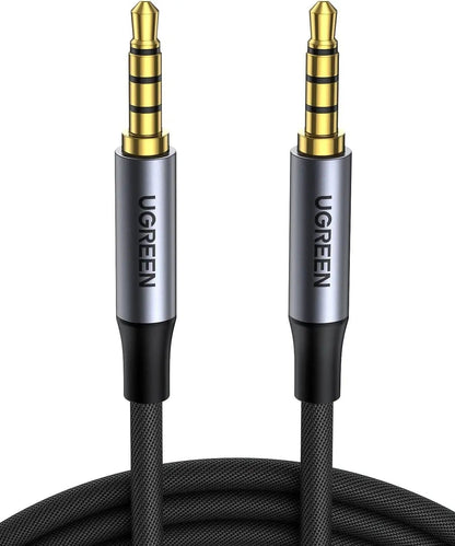 UGREEN 20785 3.5mm Braided 4-Pole Audio Cable Male to Male 3m V28-ACBUGN20785