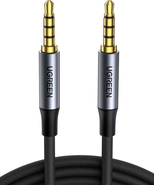 UGREEN 20785 3.5mm Braided 4-Pole Audio Cable Male to Male 3m V28-ACBUGN20785