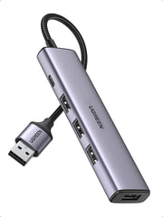 UGREEN 20805 USB 3.0 4-Port Hub with USB-C Power Port V28-ACBUGN20805