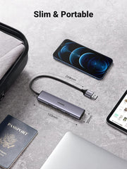 UGREEN 20805 USB 3.0 4-Port Hub with USB-C Power Port V28-ACBUGN20805