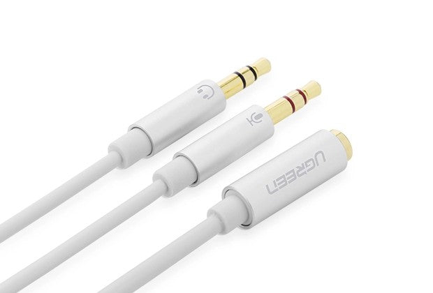 UGREEN 3.5mm Female to 2mm male audio cable - White (20897) V28-ACBUGN20897