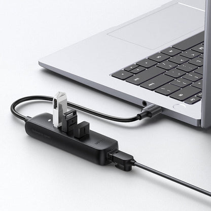 UGREEN 20984 USB 2.0 to 3 x USB2.0 with RJ45 (100Mbps) Ethernet Adapter (Black) V28-ACBUGN20984