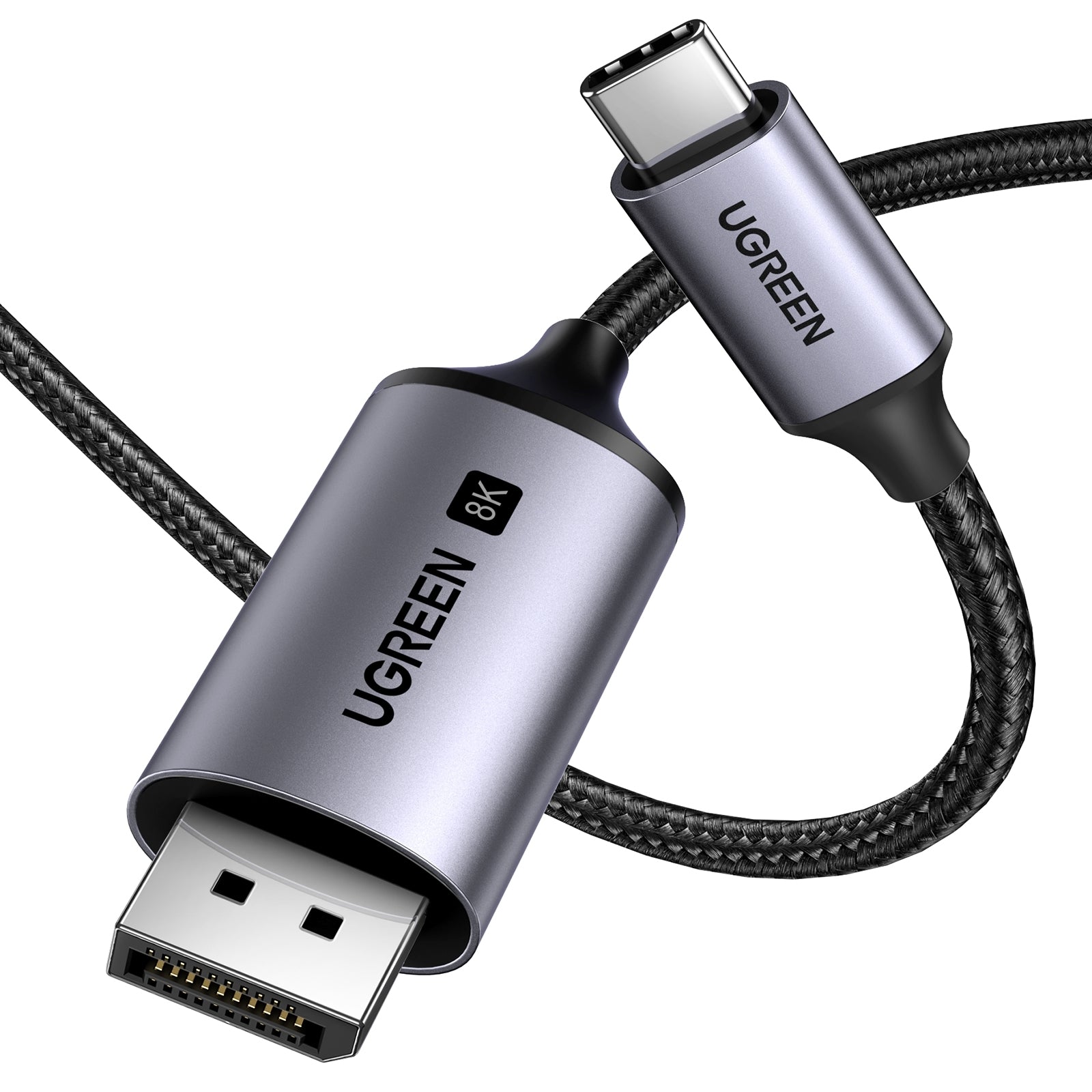 UGREEN 25158 USB-C to DisplayPort 8K Cable 2m V28-ACBUGN25158