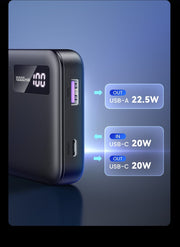 UGREEN 25742 10000mAh Two-way Fast Charging Power Bank Black V28-ACBUGN25742