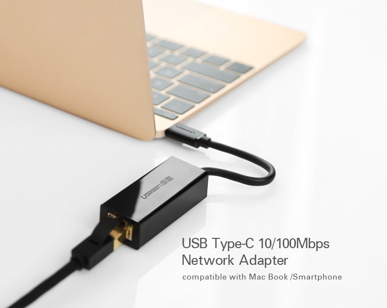 UGREEN 30287 USB-C 10/100Mbps Ethernet Adapter V28-ACBUGN30287