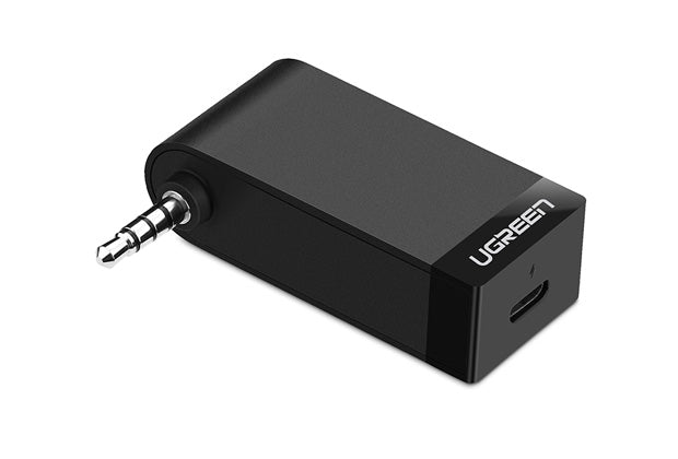UGREEN Wireless Bluetooth 4.1 Music Audio Receiver Adapter with Mic & Batery - black (30348) V28-ACBUGN30348