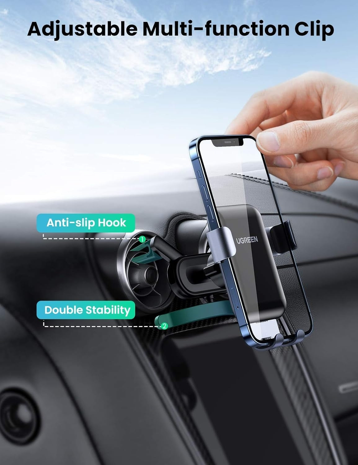 UGREEN 30401 Gravity Car Air Vent Mount V28-ACBUGN30401