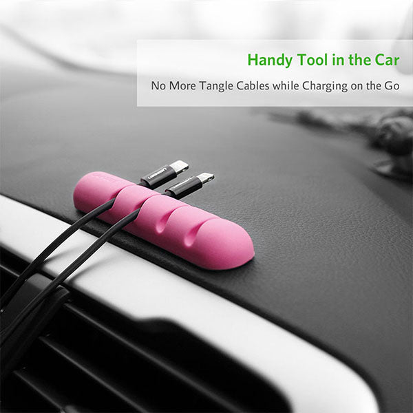UGREEN Cable Organizer (2pcs/pack) - Pink (30483) V28-ACBUGN30483