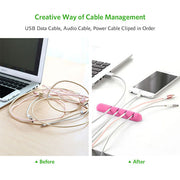UGREEN Cable Organizer (2pcs/pack) - Pink (30483) V28-ACBUGN30483