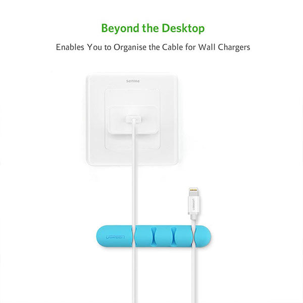 UGREEN Cable Organizer (2pcs/pack) - Blue (30484) V28-ACBUGN30484