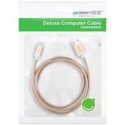 UGREEN 30587 iPhone 8-pin to USB2.0 Sync & Charging Cable 1M Gold V28-ACBUGN30587
