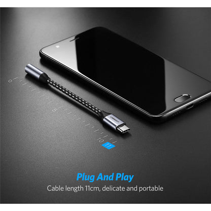 UGreen Type C to 3.5mm Female cable 10CM 30632 V28-ACBUGN30632