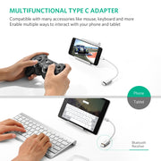 UGREEN USB Type-C Male to USB 3.0 Type A Female OTG Cable - White 15CM (30702) V28-ACBUGN30702