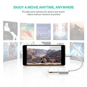 UGREEN USB Type-C Male to USB 3.0 Type A Female OTG Cable - White 15CM (30702) V28-ACBUGN30702