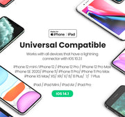 UGREEN 30759 iPhone 8-pin to 3.5mm Headphone Adapter V28-ACBUGN30759