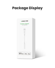 UGREEN 30759 iPhone 8-pin to 3.5mm Headphone Adapter V28-ACBUGN30759