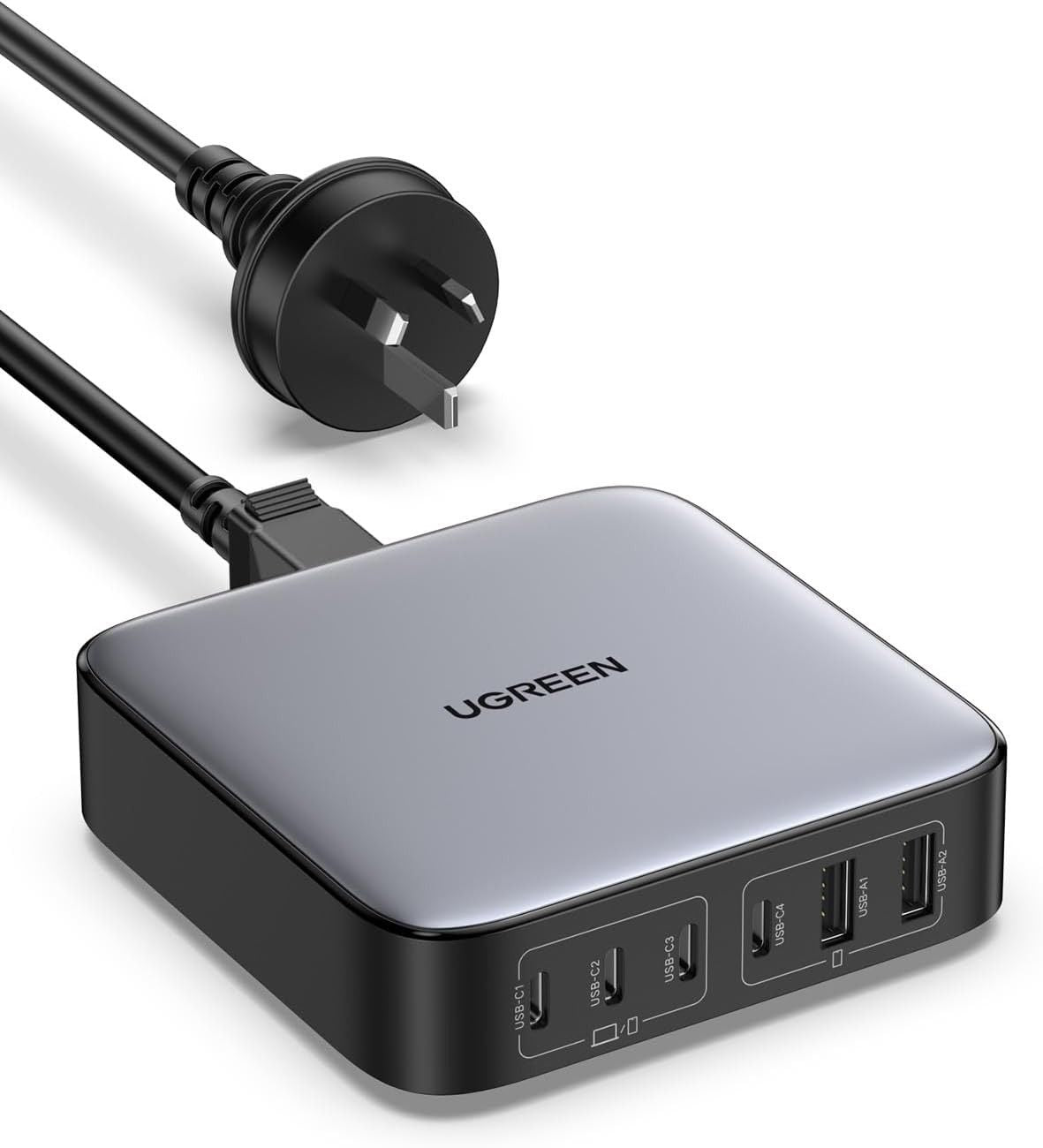 UGREEN 35044A Nexode 200W 6-port GaN Desktop Fast Charger V28-ACBUGN35044