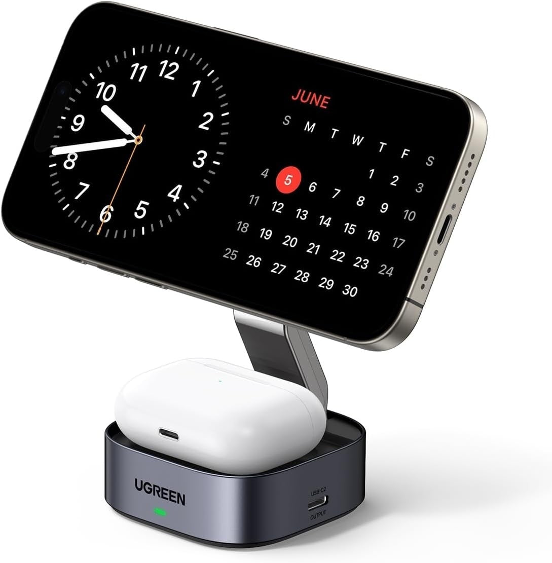 UGREEN 35278 2-in-1 Magsafe Wireless Charger with Stand V28-ACBUGN35278