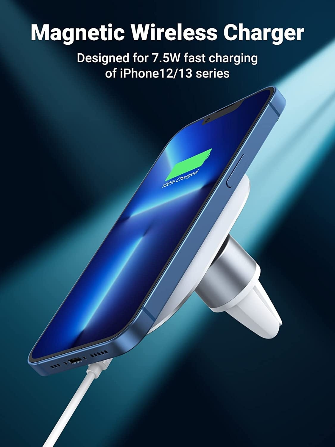 UGREEN 40117 Magnetic Wireless Car Charger V28-ACBUGN40117