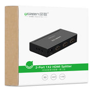 UGREEN 1 x 2 HDMI Amplifier Splitter - Black (40201) V28-ACBUGN40201