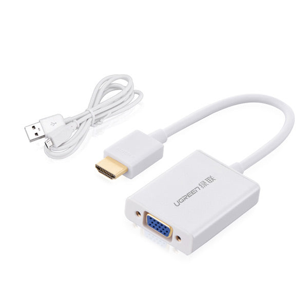 UGREEN HDMI to VGA & 3.5MM Audio / Mirco USB converter (40212) V28-ACBUGN40212