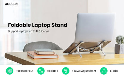 UGREEN 40289 Foldable Laptop Stand (Silver) V28-ACBUGN40289