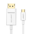UGREEN USB Type C to DP Cable 1.5m (White) 40420 V28-ACBUGN40420