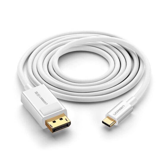 UGREEN USB Type C to DP Cable 1.5m (White) 40420 V28-ACBUGN40420
