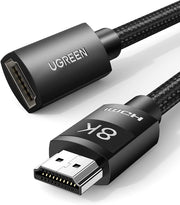 UGREEN 40447 HDMI Extension Cable 8K 60Hz 48Gbps Male to Female Cable 1M V28-ACBUGN40447