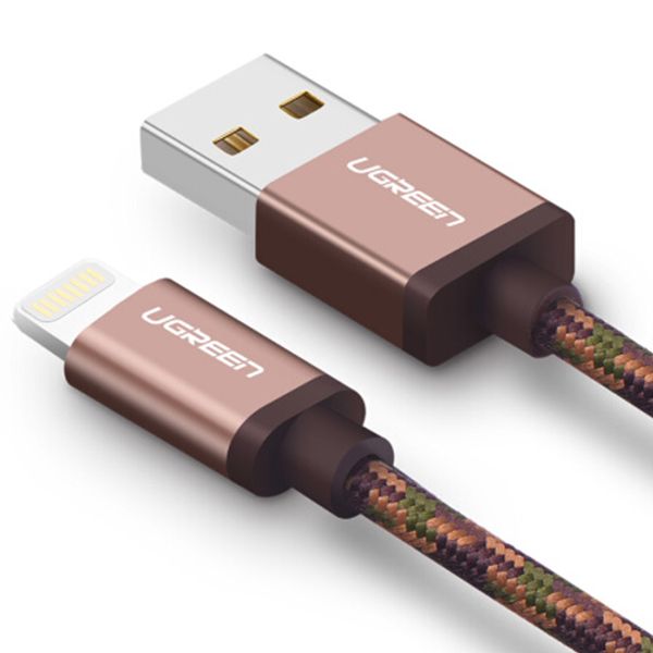 UGREEN MFI Certified Cable for iPhone 1M Dark brown 40689 V28-ACBUGN40689