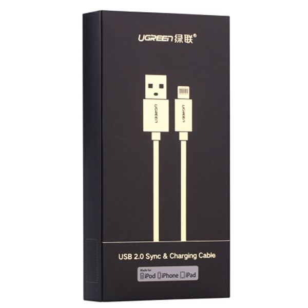 UGREEN MFI Certified Cable for iPhone 1M Dark brown 40689 V28-ACBUGN40689