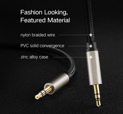 UGREEN 40787 Premium 3.5mm Male to 3.5mm Male Cable 15M V28-ACBUGN40787