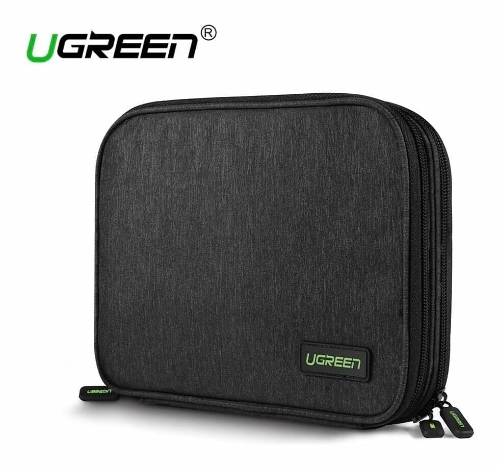 UGREEN 50147 Double Layer Electronic Accessories Organiser Travel Bag V28-ACBUGN50147