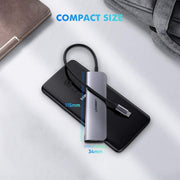UGREEN TypeC 5 in 1 Adaptor - HDMI + USB 3.0*3 + TypeC PD Power Converter (50209) V28-ACBUGN50209
