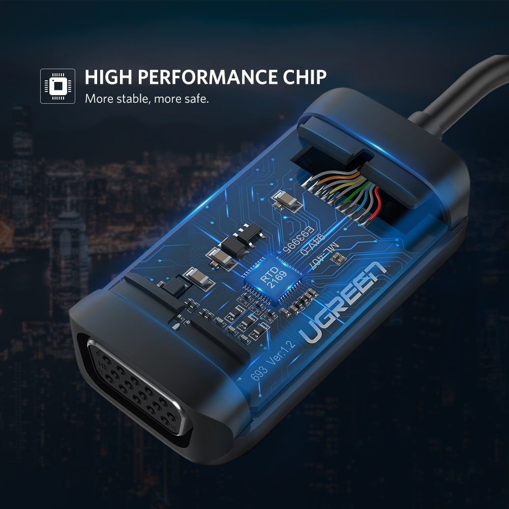 UGreen USB Type C to VGA Converter 50316 V28-ACBUGN50316