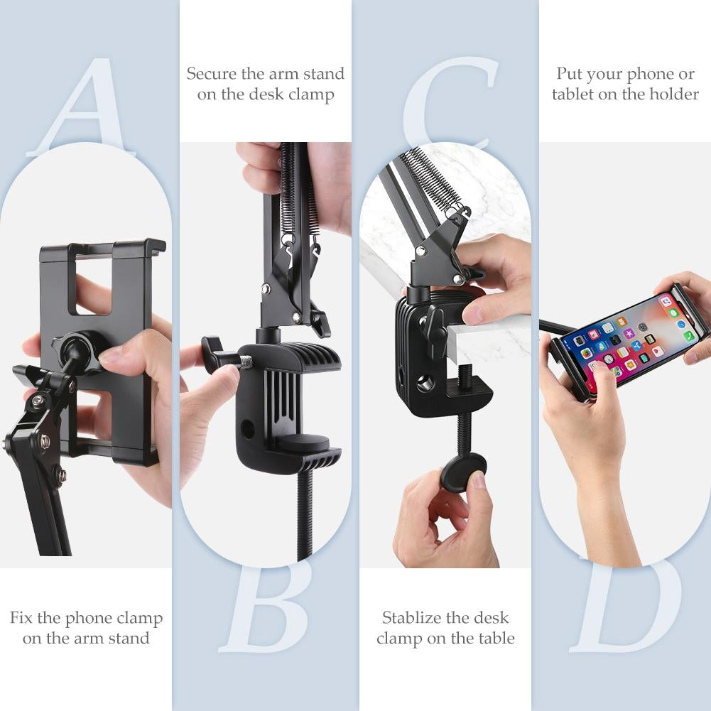 UGREEN 50394 Universal Holder with Folding Long Arm Black V28-ACBUGN50394