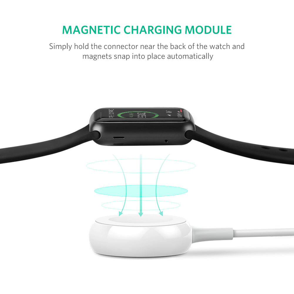 UGreen Apple Watch Magenatic Charger White 50518 V28-ACBUGN50518