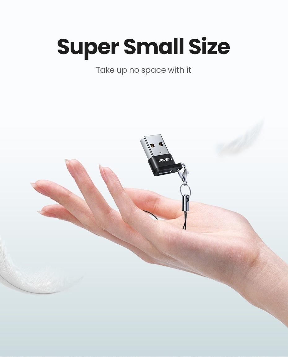 UGREEN 50568 USB-C 3.1 Female to USB-A 2.0 Male Adapter V28-ACBUGN50568