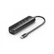 UGREEN 50627 USB-C to USB-A 3-Port Hub with RJ45 Gigabit Ethernet V28-ACBUGN50627