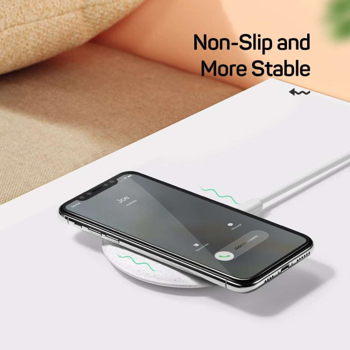UGREEN QI Wireless charger White 60112 V28-ACBUGN60112