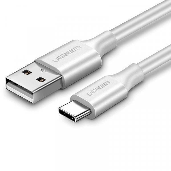 UGREEN 60121 USB 2.0 Type-A to Type-C Male Nickel Plated Cable 1M (White) V28-ACBUGN60121
