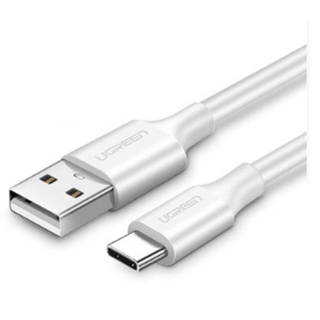 UGREEN 60123 USB 2.0 Type-A to Type-C Male Nickel Plated 2M (White) V28-ACBUGN60123