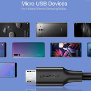 UGREEN USB 2.0 A to Micro USB Cable Nickel Plating 1m Black 60136 V28-ACBUGN60136