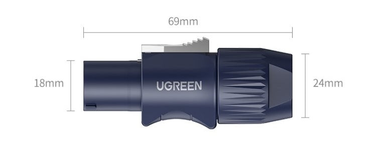 UGREEN 60380 C-NL4FC Speaker Connector V28-ACBUGN60380