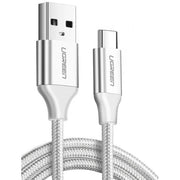 UGREEN 60409 USB-A to USB-C Charging Cable 3M (Silver White) V28-ACBUGN60409