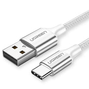 UGREEN 60409 USB-A to USB-C Charging Cable 3M (Silver White) V28-ACBUGN60409